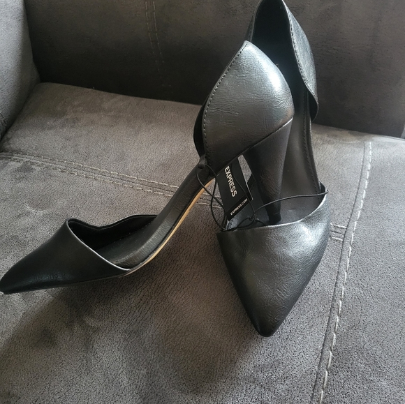 Express Black heels sz 7 - Picture 3 of 6